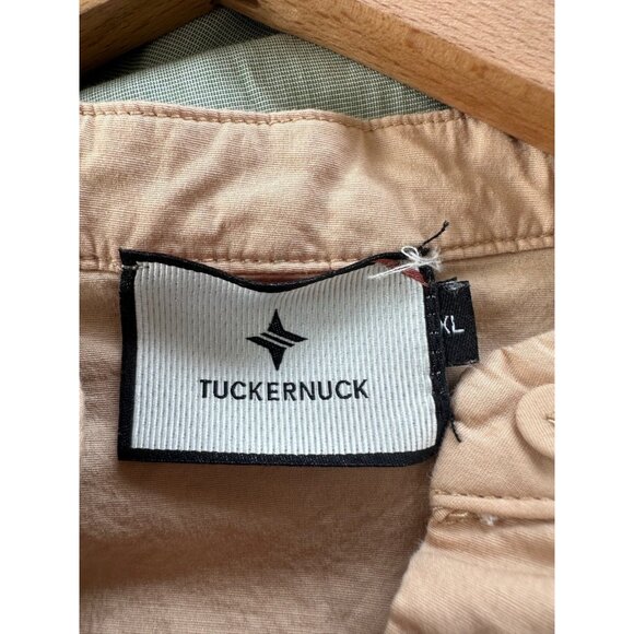 Tuckernuck Royal Shirt Dress in Khaki Women's XL RUNS SMALL - Picture 3 of 6